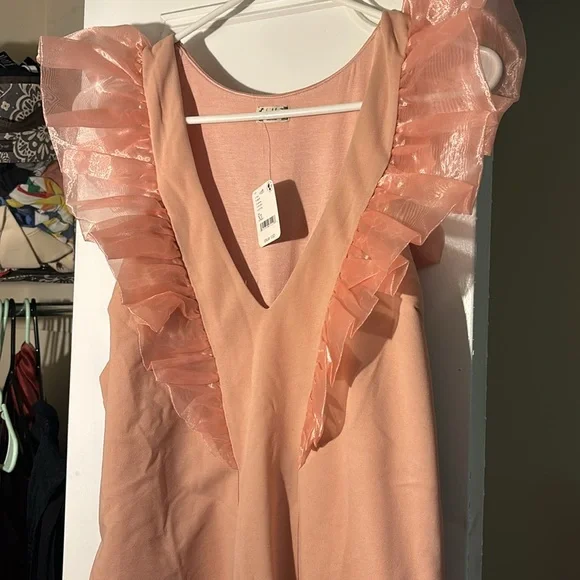 Ruffle Tank Thong Bodysuit - Picture 2 of 3